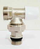 Клапан радиаторный нижний угловой с переходом на "евроконус" 1/2"x3/4" ZEISSLER RS221.02E