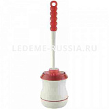 L904-1 Туалетный ерш (пластик, бело-красный)