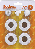 Монтажный комплект для радиатора 3/4 БЕЗ КРОНШТЕЙНОВ RADENA 