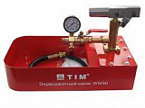 Опрессовочный насос ручной 7л, 60 бар  TIM WM-60